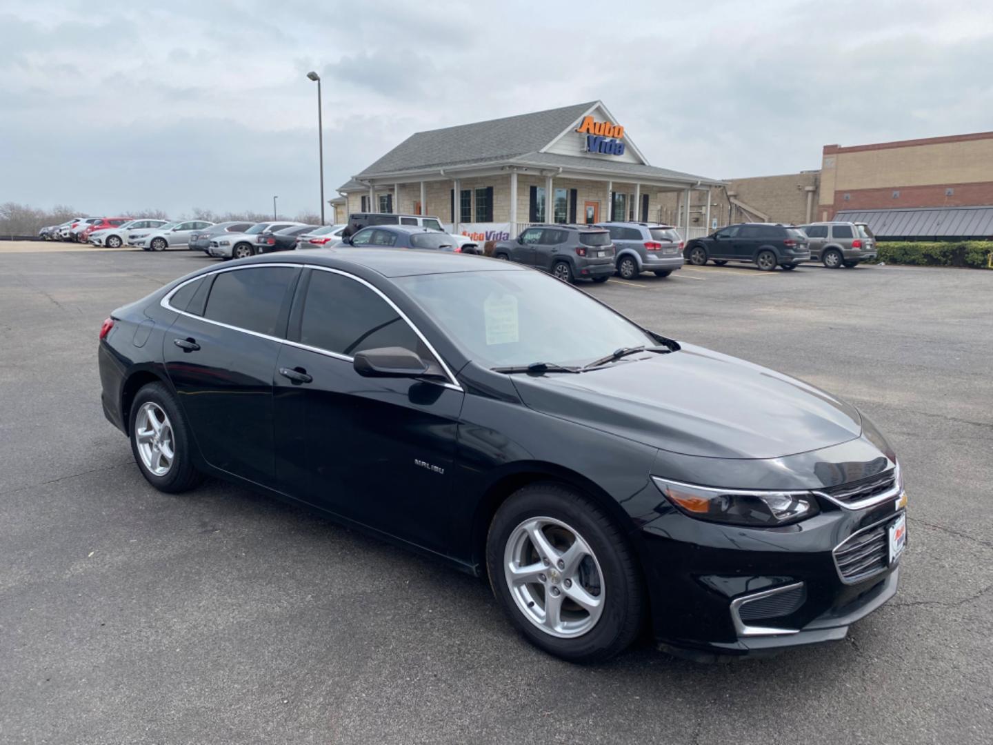 2018 BLUE Chevrolet Malibu LS (1G1ZB5ST7JF) with an 1.5L L4 DOHC 16V engine, 6A transmission, located at 420 I-35E, Lancaster, TX, 75146, (469) 297-4144, 32.593929, -96.823685 - Photo#2